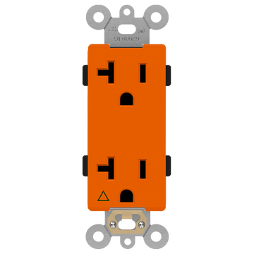 Enerlites Isolated Ground 20A Decorator Duplex Receptacle